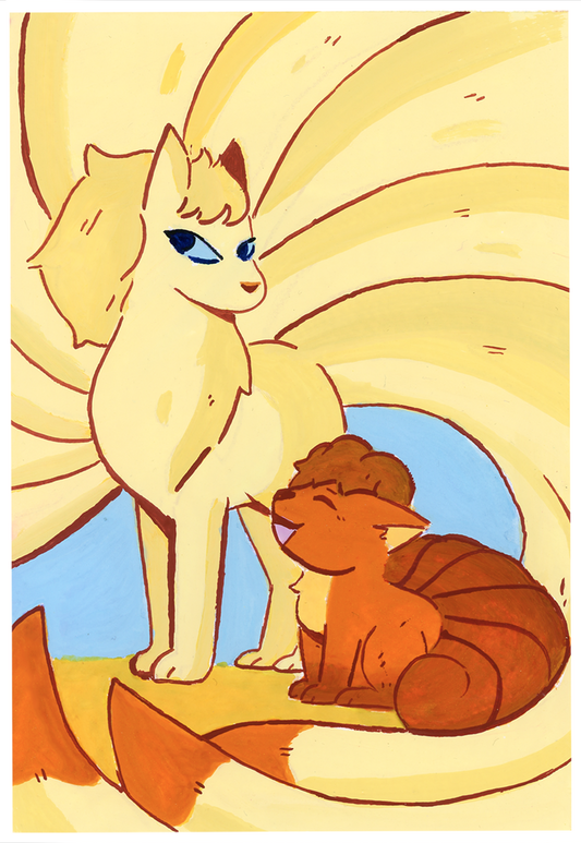 GOUACHE - Kitsune