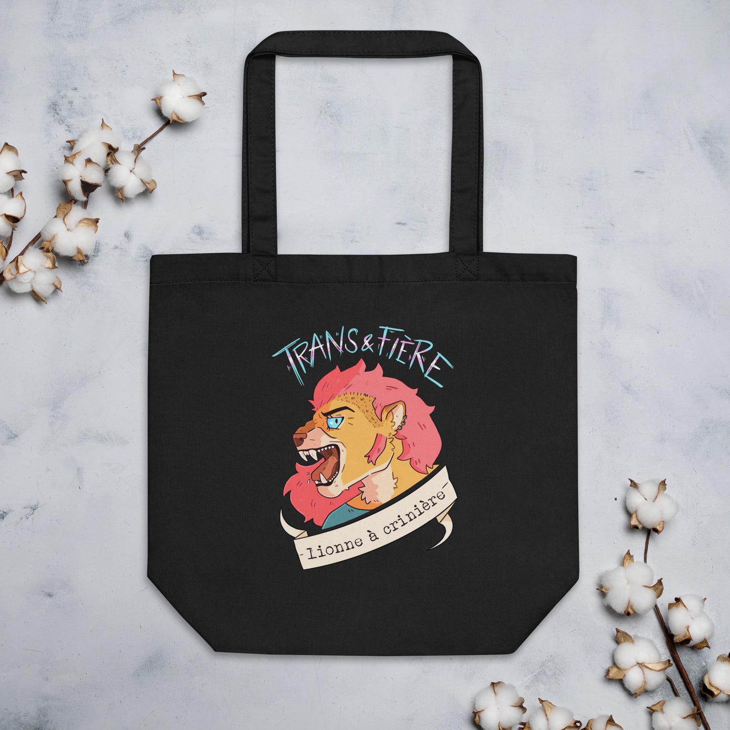 Lionne à crinière - Tote Bag