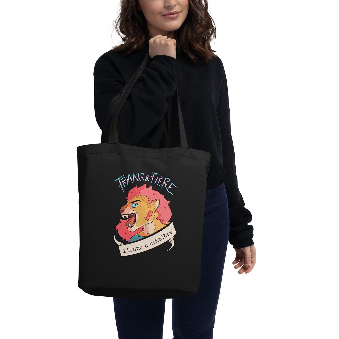 Lionne à crinière - Tote Bag